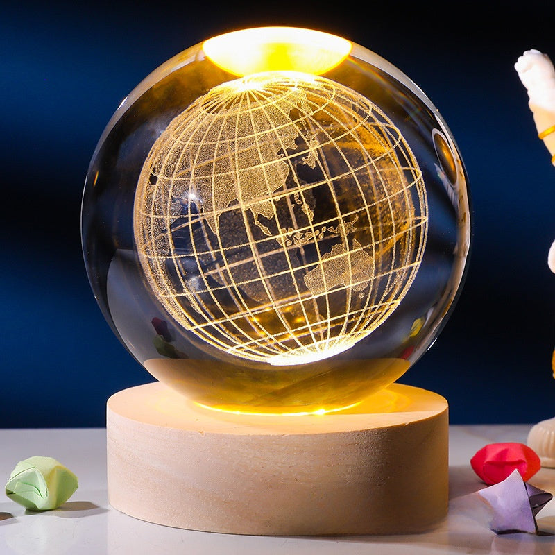 Crystal ornament lamp