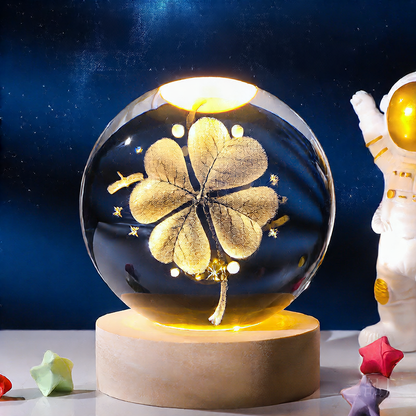 Crystal ornament lamp