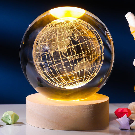 Crystal ornament lamp