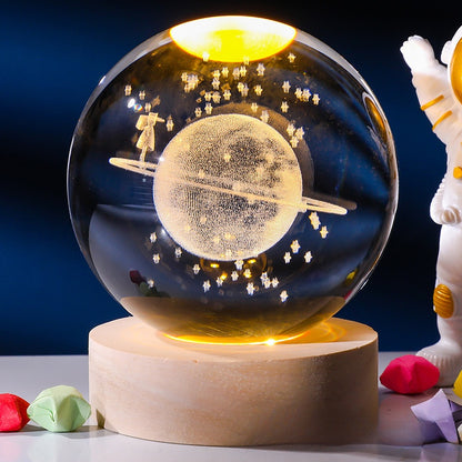 Crystal ornament lamp