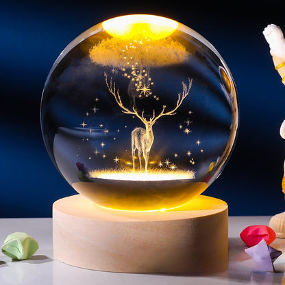 Crystal ornament lamp