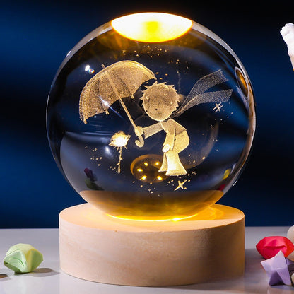 Crystal ornament lamp
