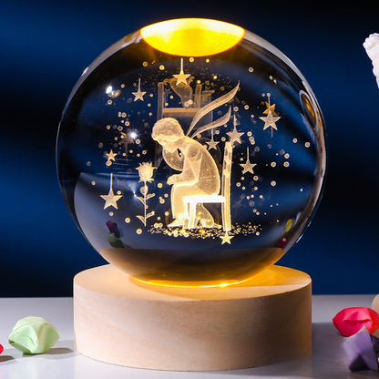 Crystal ornament lamp