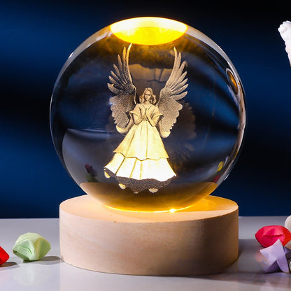 Crystal ornament lamp