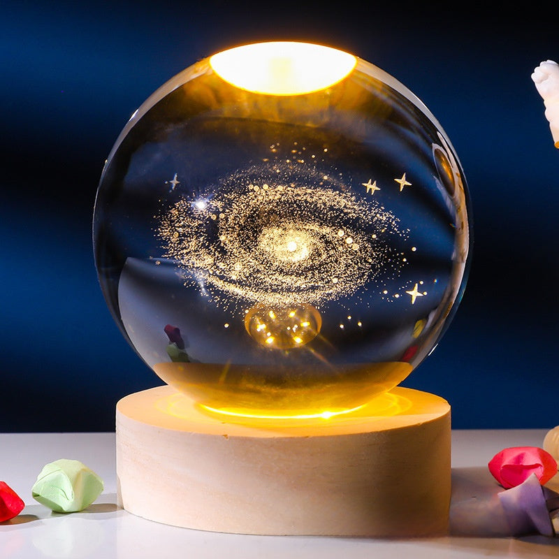 Crystal ornament lamp