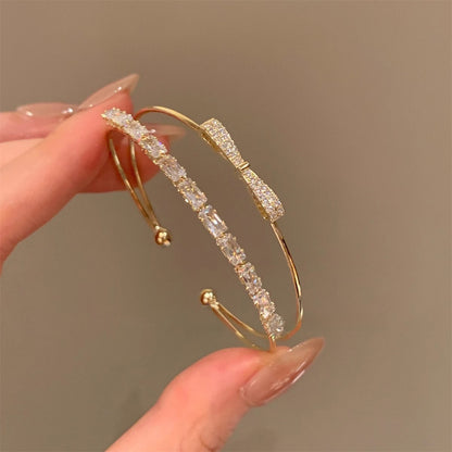 Crystal Pearl Couple Bracelet