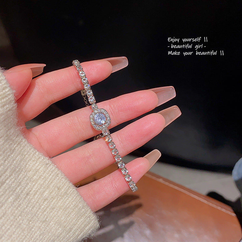 Crystal Pearl Couple Bracelet