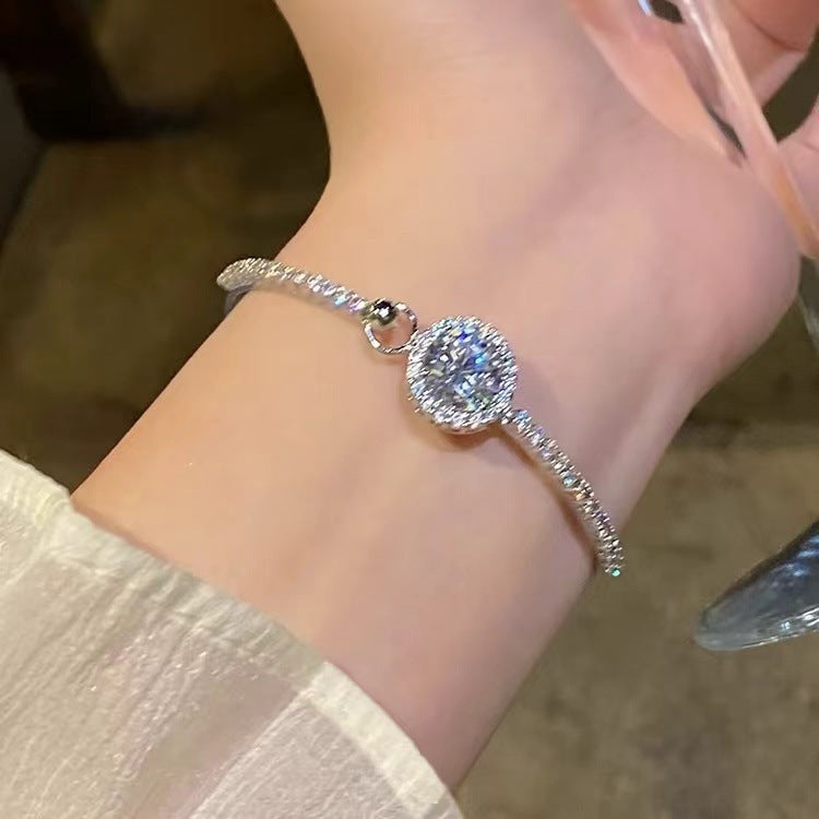 Crystal Pearl Couple Bracelet