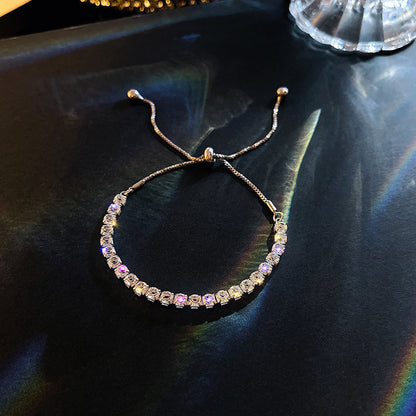 Crystal Pearl Couple Bracelet
