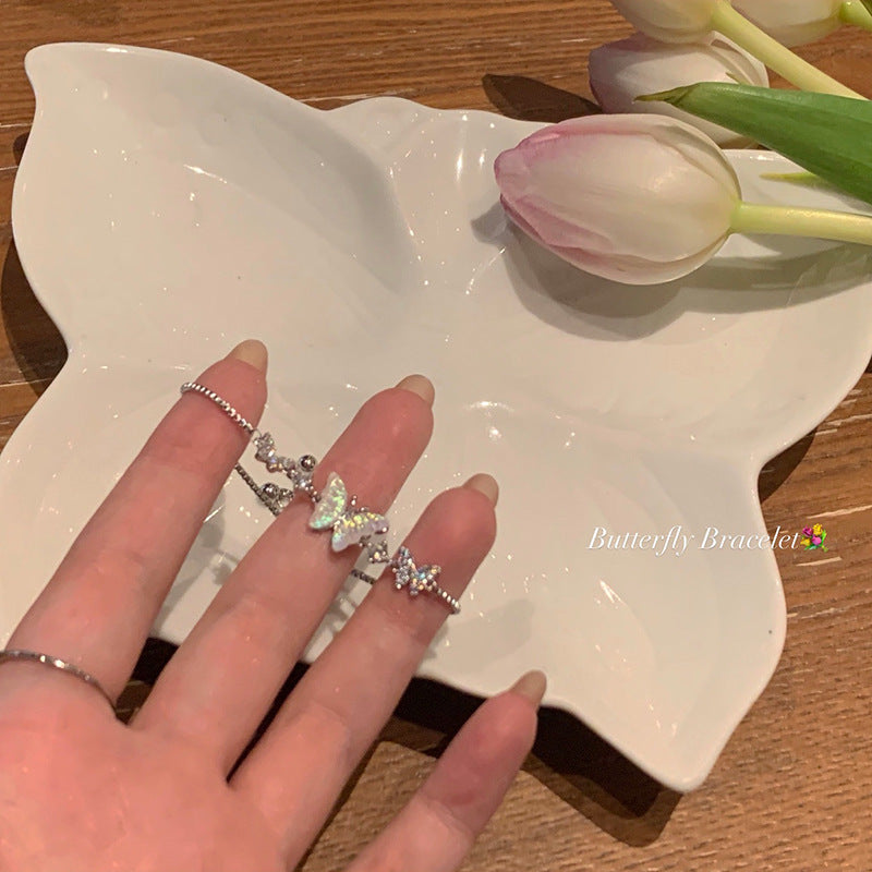 Crystal Pearl Couple Bracelet