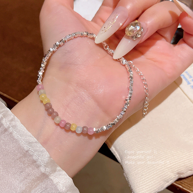 Crystal Pearl Couple Bracelet