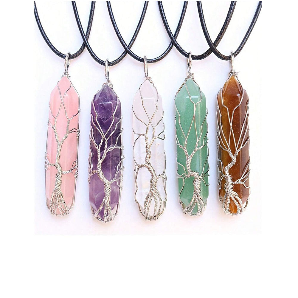 crystal pendant necklace