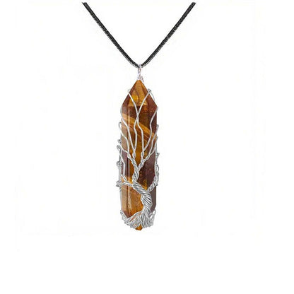 crystal pendant necklace