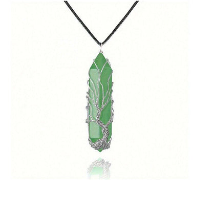crystal pendant necklace