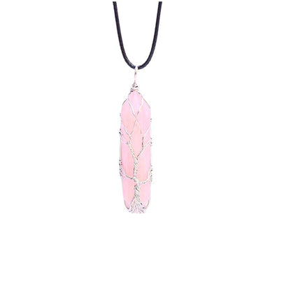 crystal pendant necklace