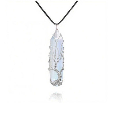 crystal pendant necklace