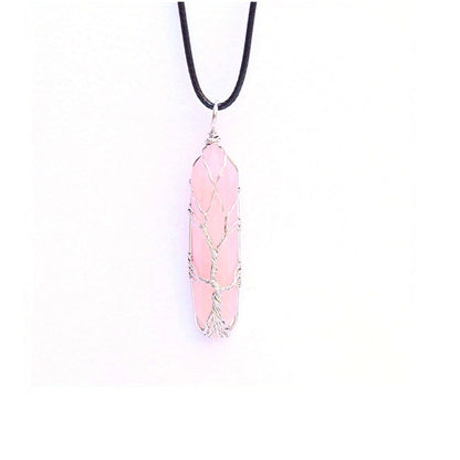 crystal pendant necklace