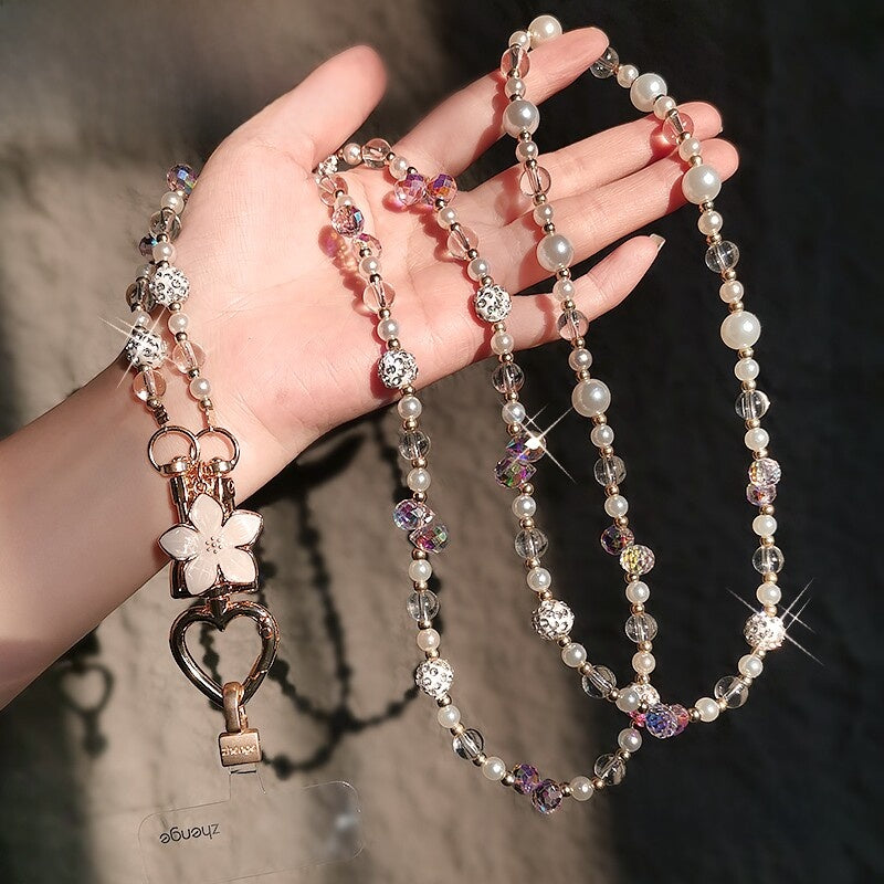 Crystal phone charm