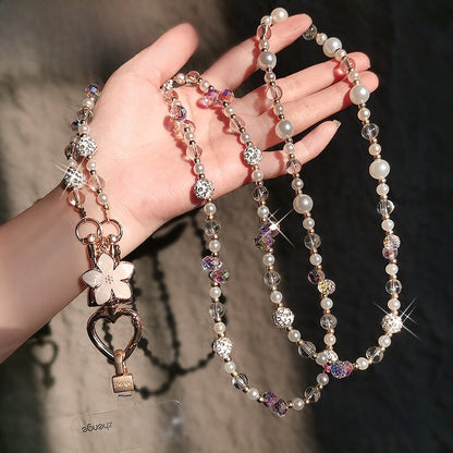 Crystal phone charm