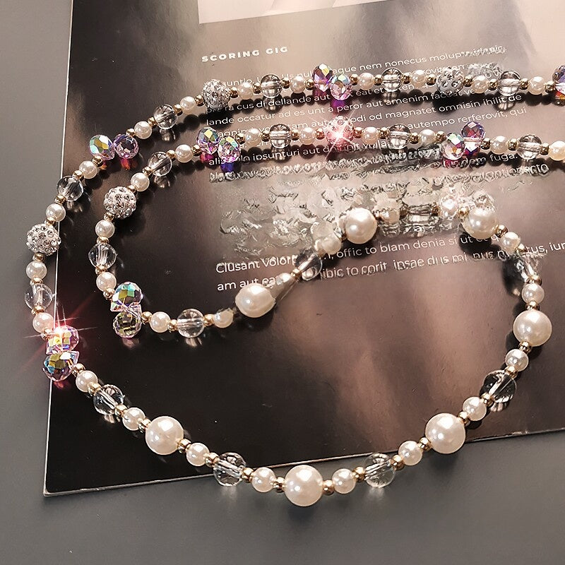Crystal phone charm