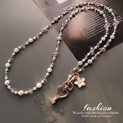 Crystal phone charm