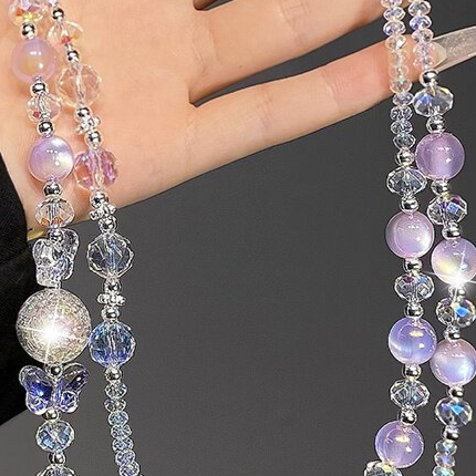 Crystal Phone Lanyard