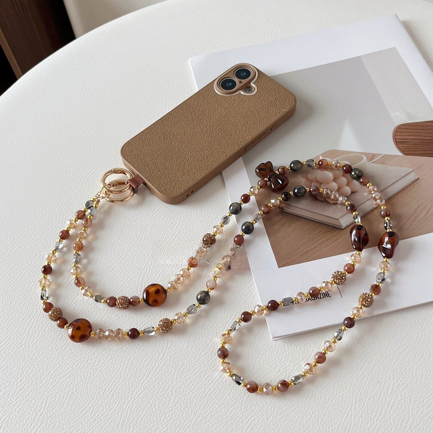 Crystal Phone Lanyard