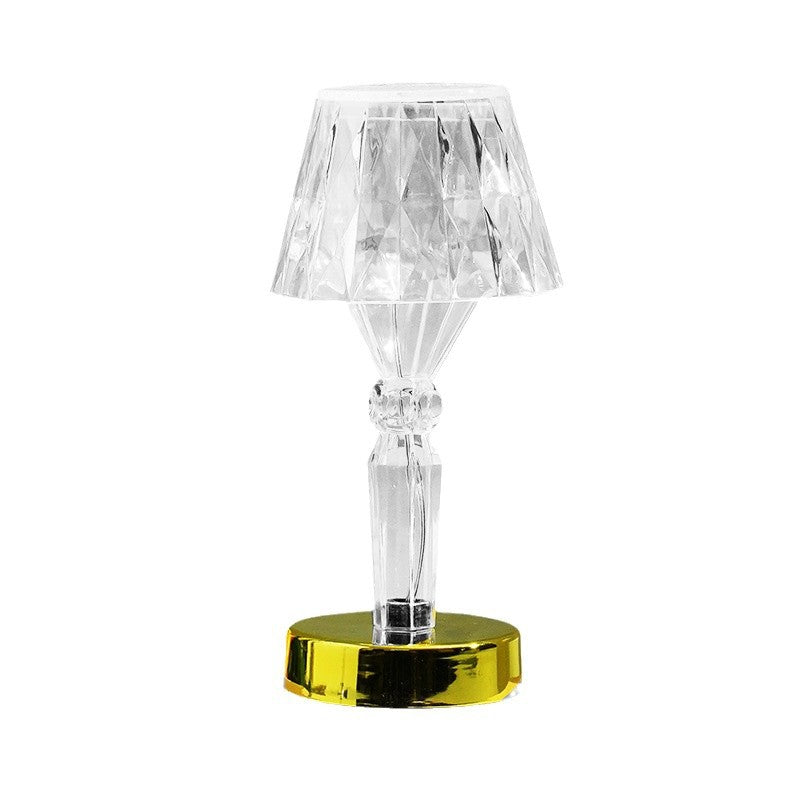 Crystal Projection LED Table Lamp Night Light