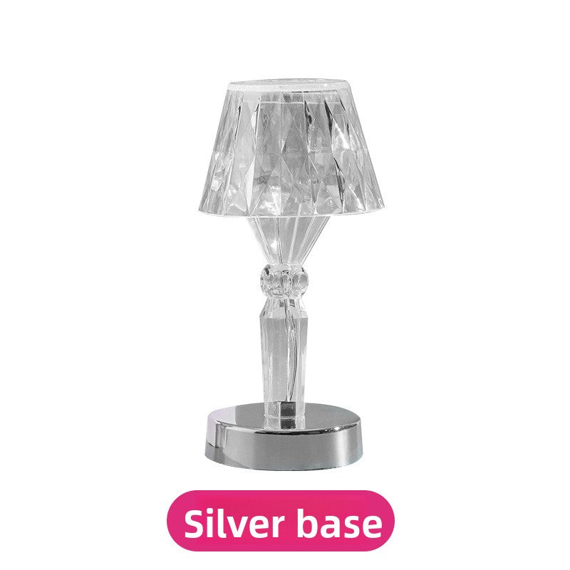 Crystal Projection LED Table Lamp Night Light