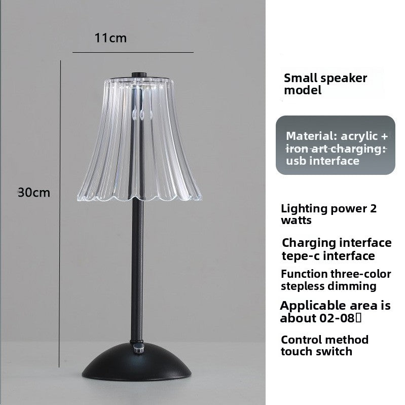 Crystal Retro Table Lamp