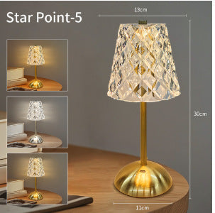 Crystal Retro Table Lamp