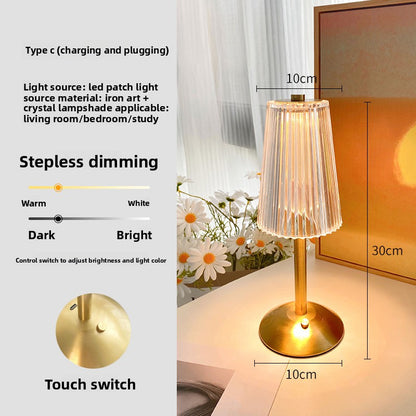 Crystal Retro Table Lamp
