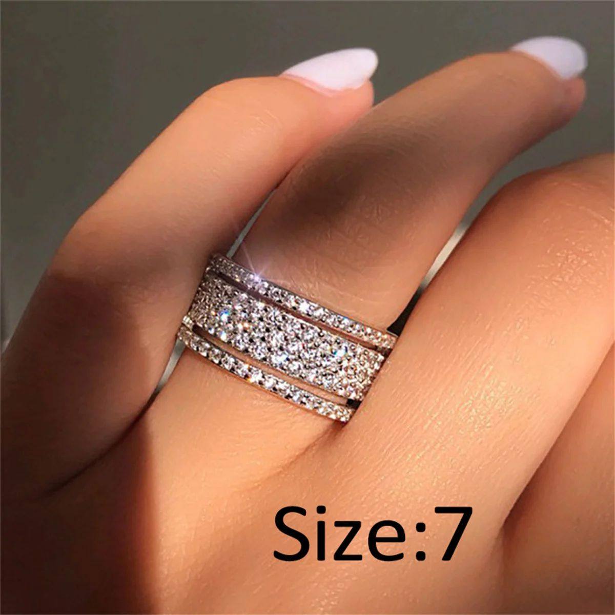 Crystal Rhinestone Ring