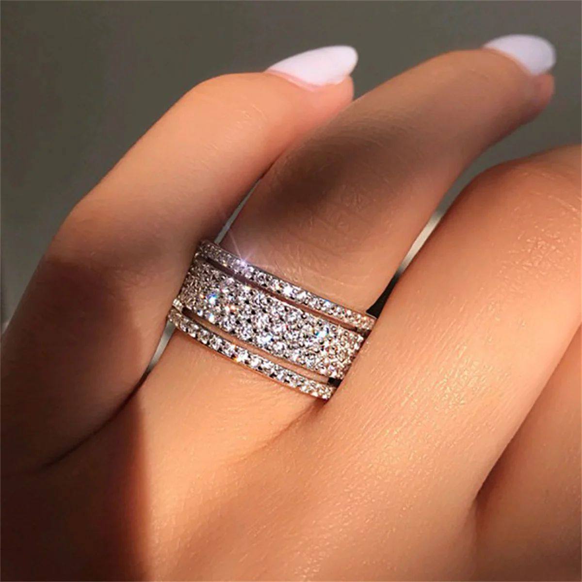 Crystal Rhinestone Ring