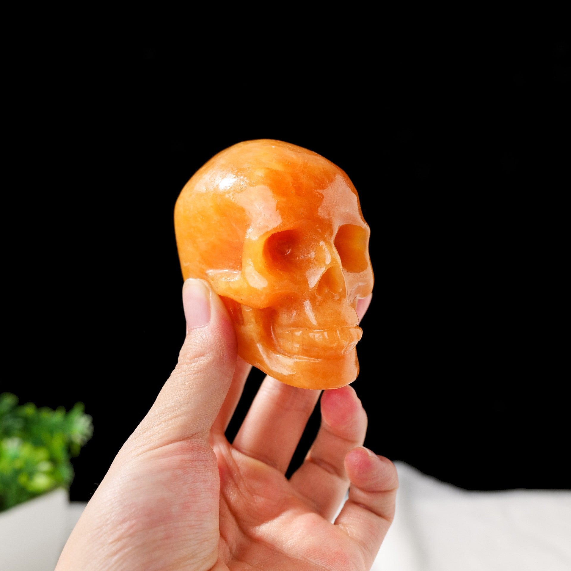 Crystal Skull Ornament