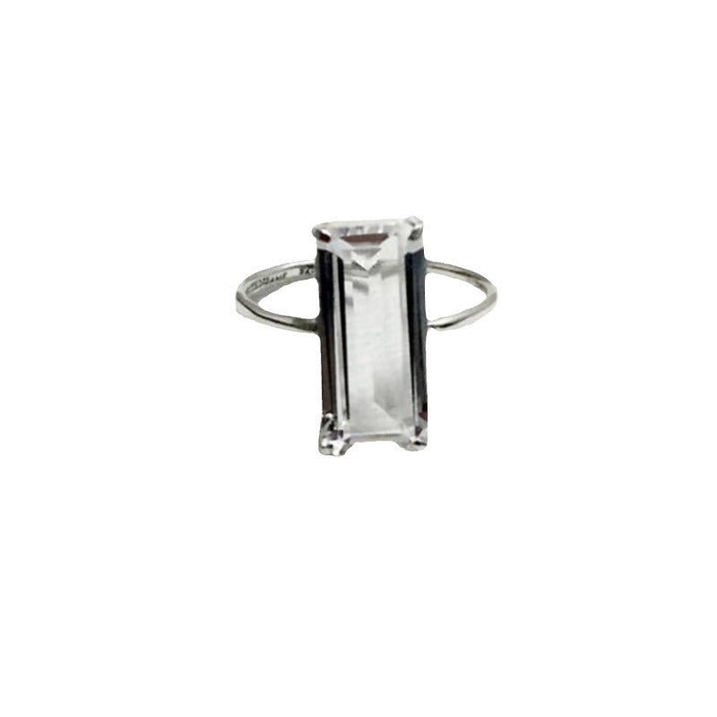 Crystal Square Ring