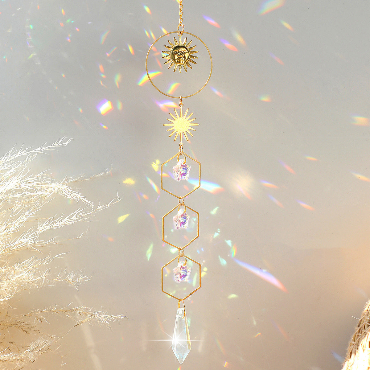 Crystal Sun Catcher Garden Hanging Prism Ornament