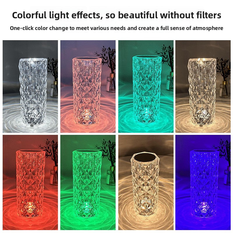 crystal table lamp