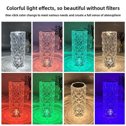 crystal table lamp
