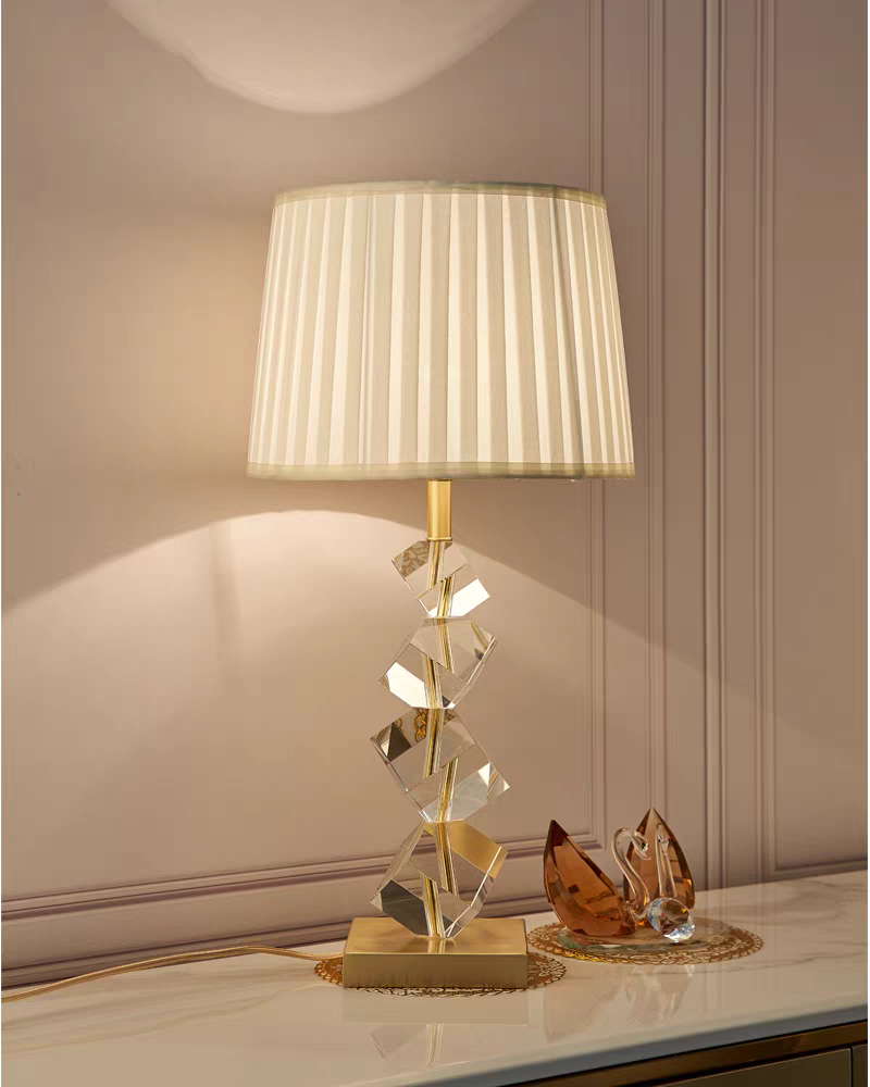 crystal table lamp