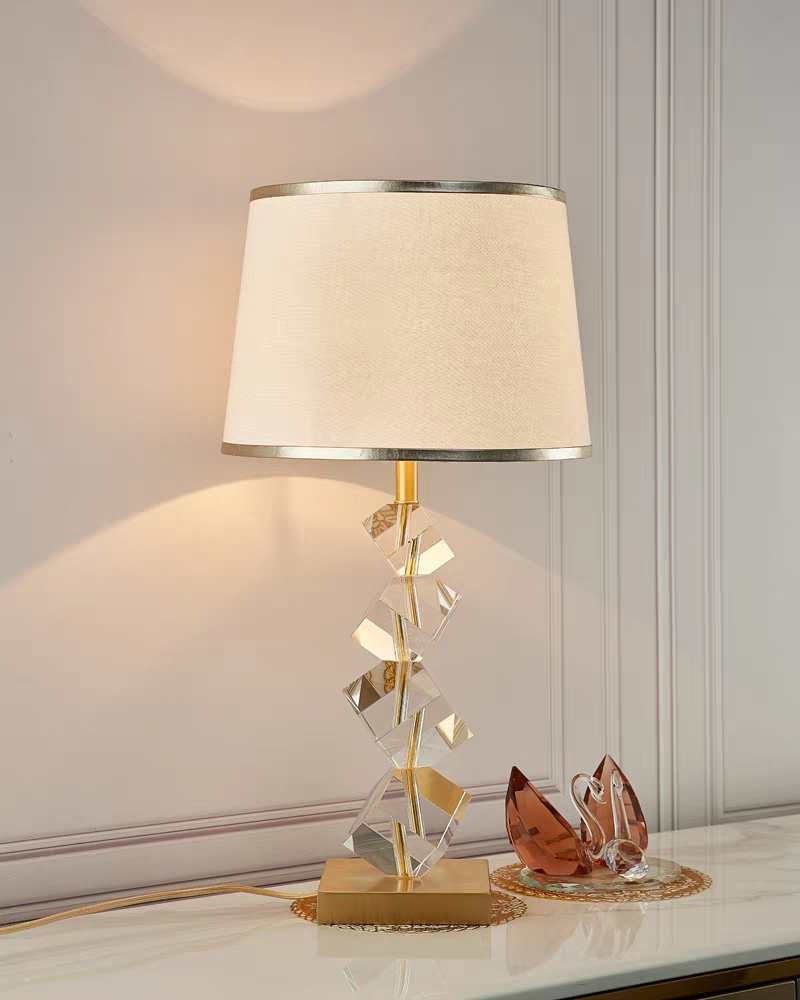 crystal table lamp