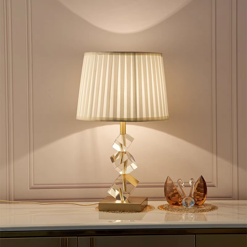 crystal table lamp