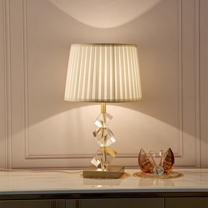 crystal table lamp