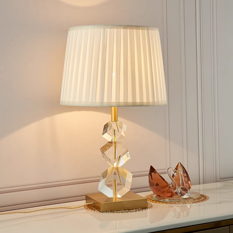 crystal table lamp