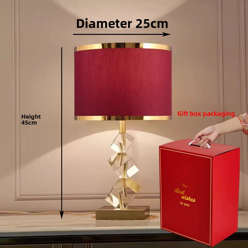 Crystal table lamp