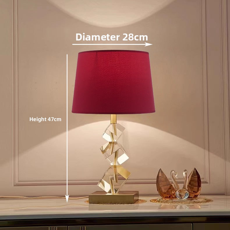 Crystal table lamp