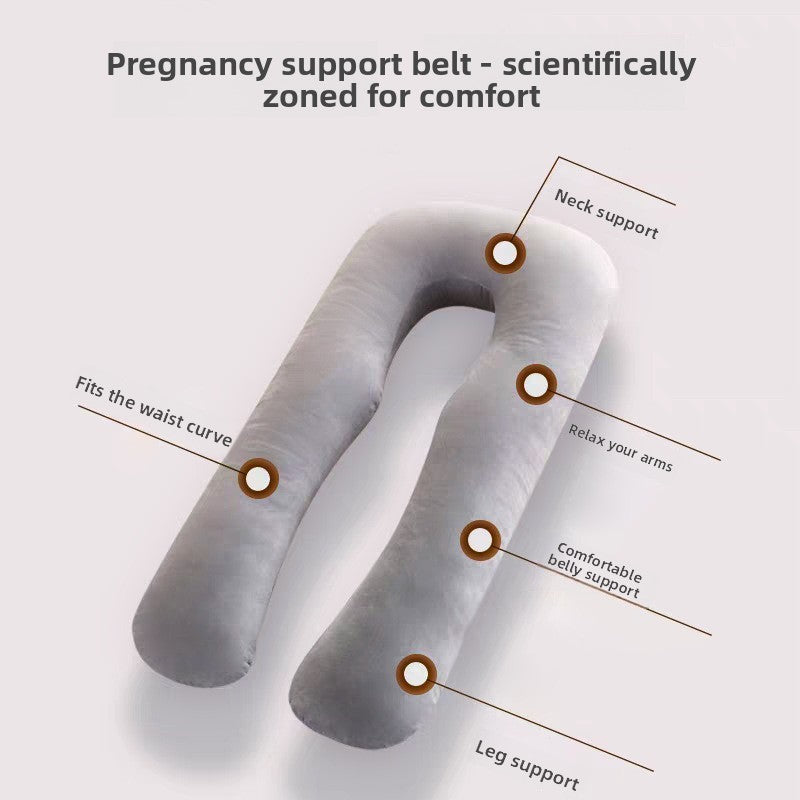 Crystal velvet maternity pillow