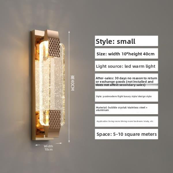 Crystal Wall Lamp LED Dimmable Lighting