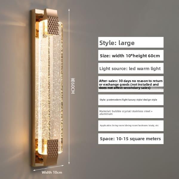 Crystal Wall Lamp LED Dimmable Lighting