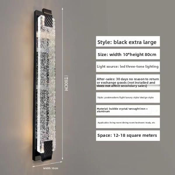 Crystal Wall Lamp LED Dimmable Lighting